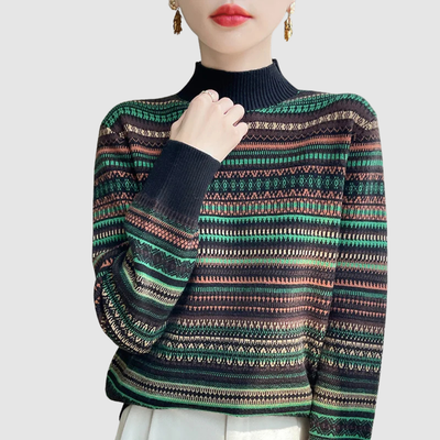 Elysia Wool Stripes Sweater