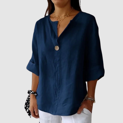CASUAL V-NECK BLOUSE