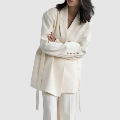 BELTED BLAZER