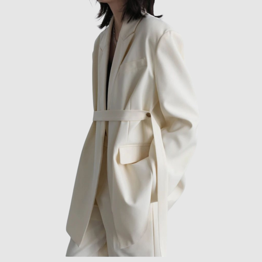 BELTED BLAZER