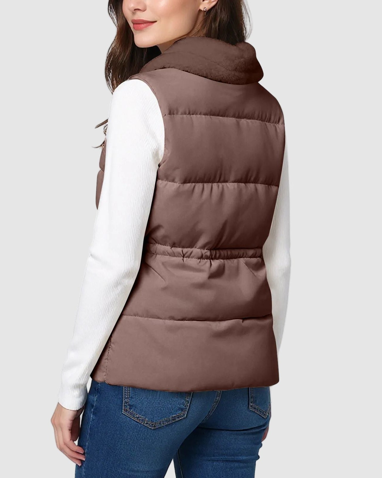 Fleece Puffer Vest