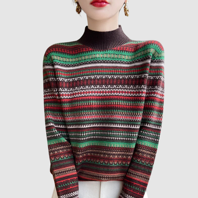 Elysia Wool Stripes Sweater