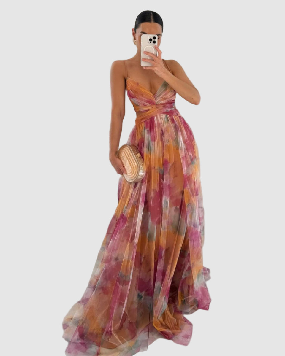 FLORAL MAXI DRESS
