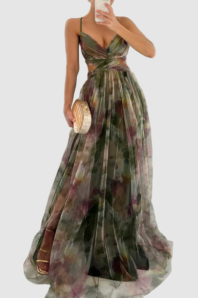 FLORAL MAXI DRESS