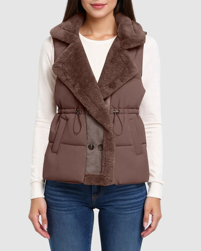 Fleece Puffer Vest