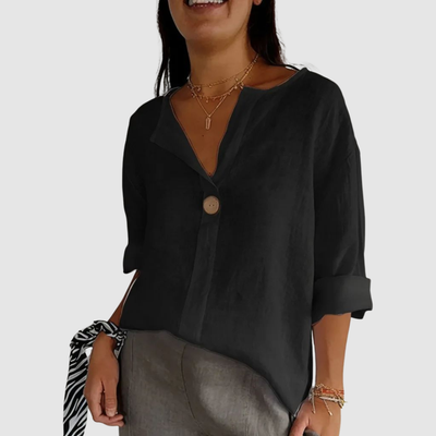 CASUAL V-NECK BLOUSE
