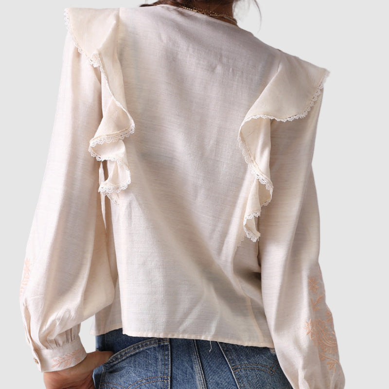 LINEN BLOUSE