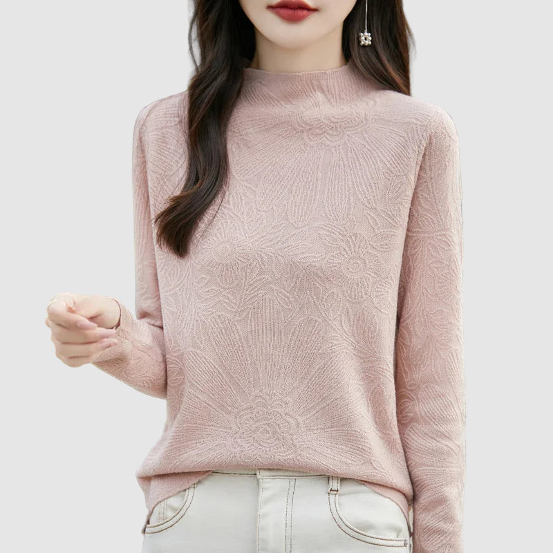 Floral Cashmere Sweater