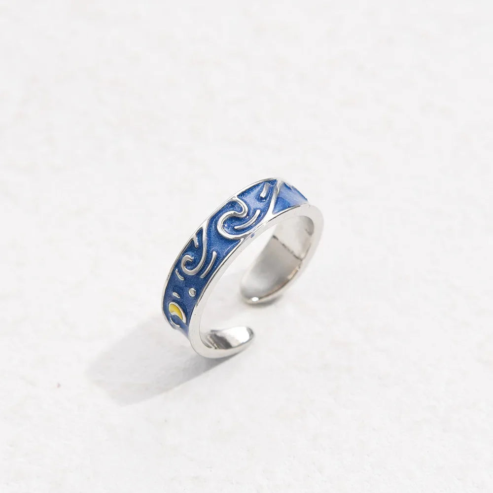 Van Gogh's Starry Night Ring