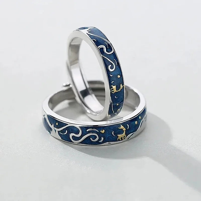 Van Gogh's Starry Night Ring