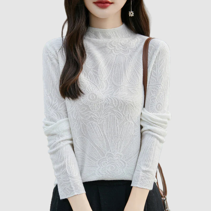 Floral Cashmere Sweater