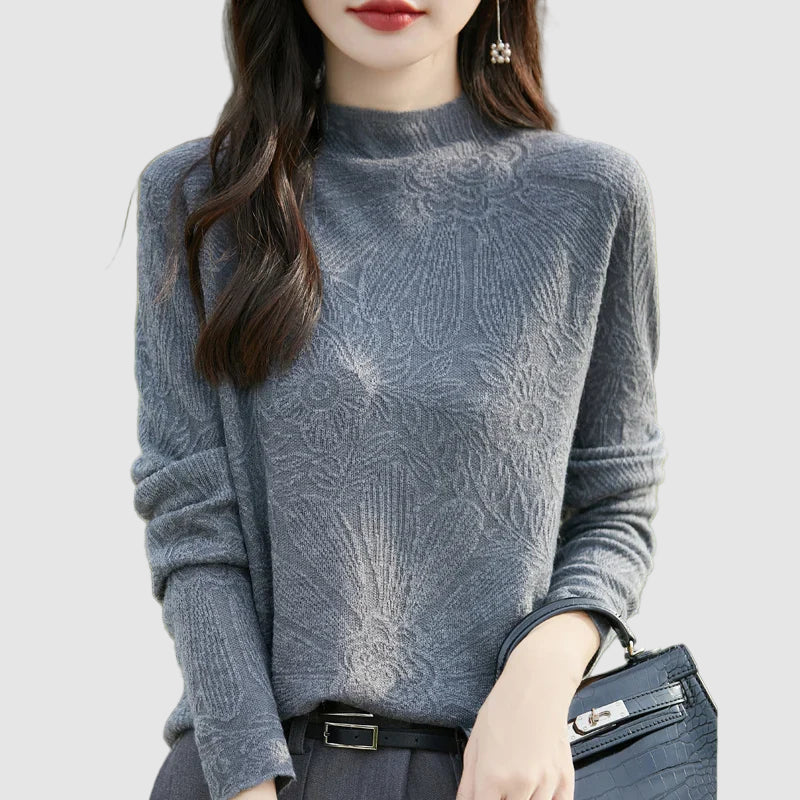 Floral Cashmere Sweater