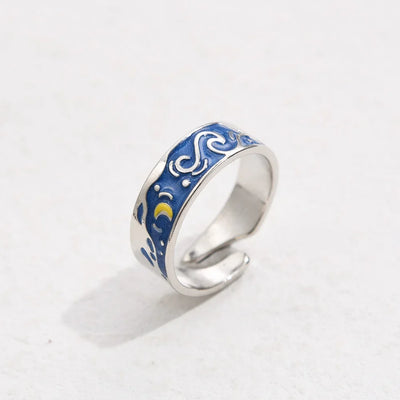 Van Gogh's Starry Night Ring