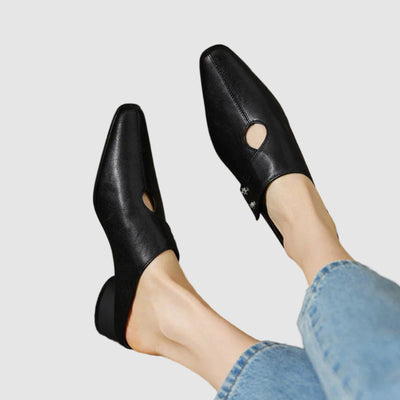 Genuine Leather Mules